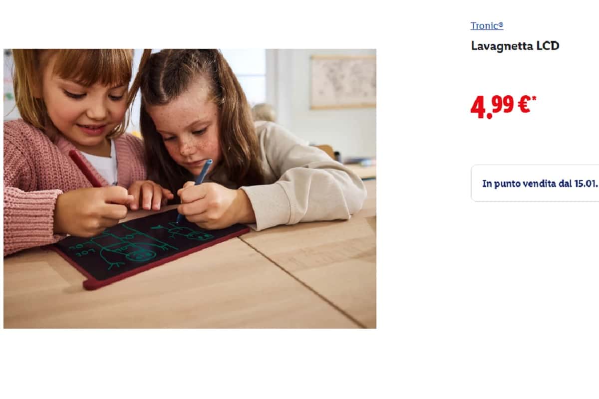 offerta lidl prodotto tech per bambini